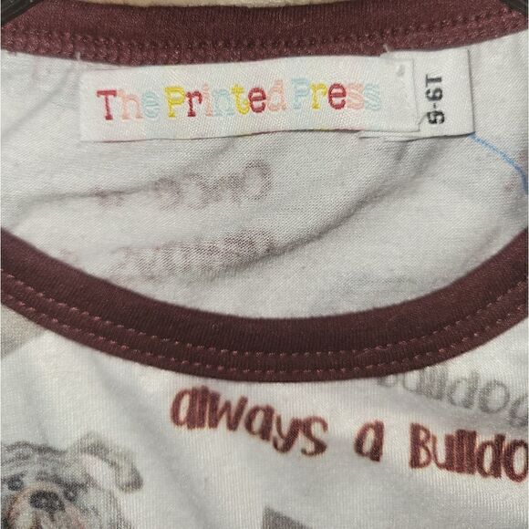 The Printed Press Once a Bulldog Mississippi State Nightgown Pajama 5-6T - Picture 6 of 7